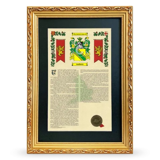 Ansberey Deluxe Armorial Framed - Gold
