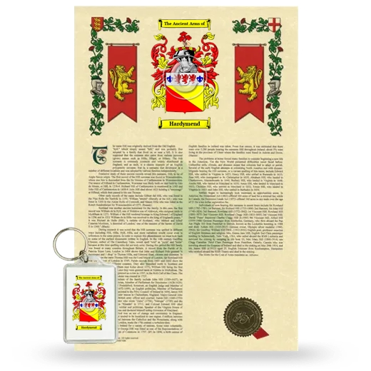 Hardymend Armorial History and Keychain Package