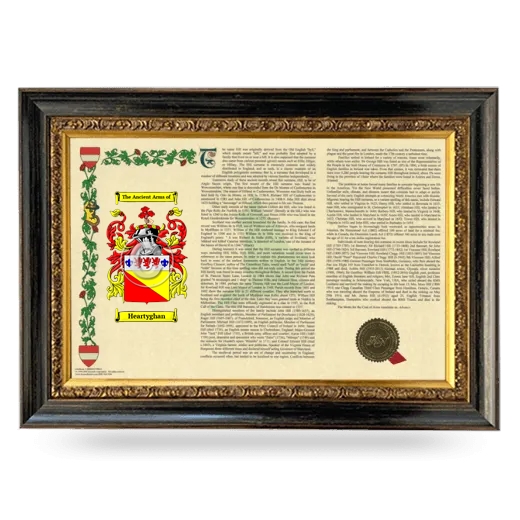 Heartyghan Armorial Landscape Framed - Heirloom