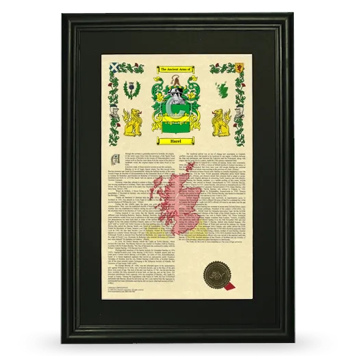 Harel Deluxe Armorial Framed - Black