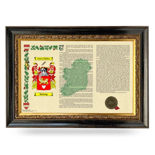 Hartung Armorial Landscape Framed - Heirloom