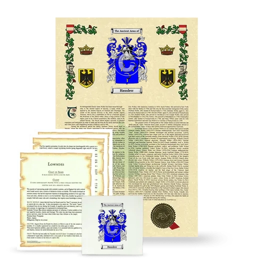 Hauslerr Armorial, Symbolism and Large Ceramic Tile