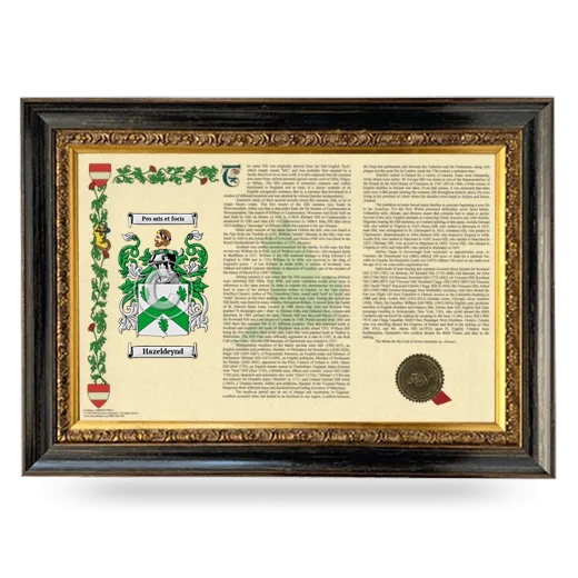 Hazeldeynd Armorial Landscape Framed - Heirloom