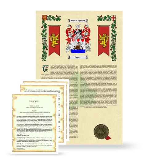 Heeart Armorial History and Symbolism package