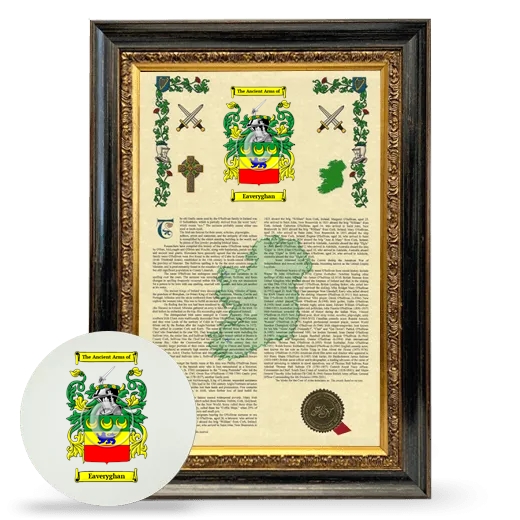 Eaveryghan Framed Armorial History and Mouse Pad - Heirloom