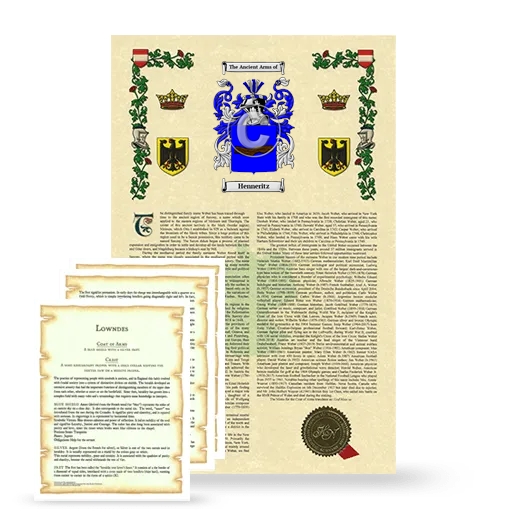 Henneritz Armorial History and Symbolism package