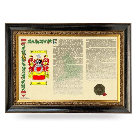 Idille Armorial Landscape Framed - Heirloom