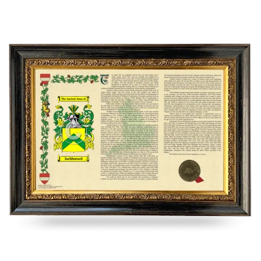 Inchboeard Armorial Landscape Framed - Heirloom