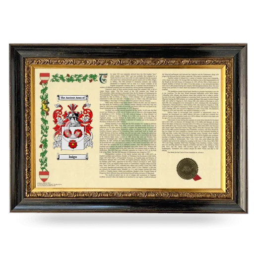 Inigo Armorial Landscape Framed - Heirloom