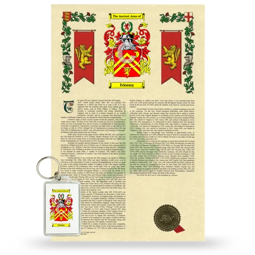 Iviormy Armorial History and Keychain Package