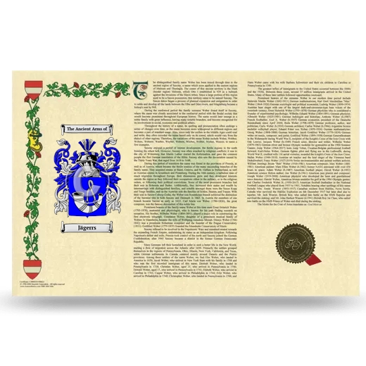 Jägerrs Armorial History Landscape Style