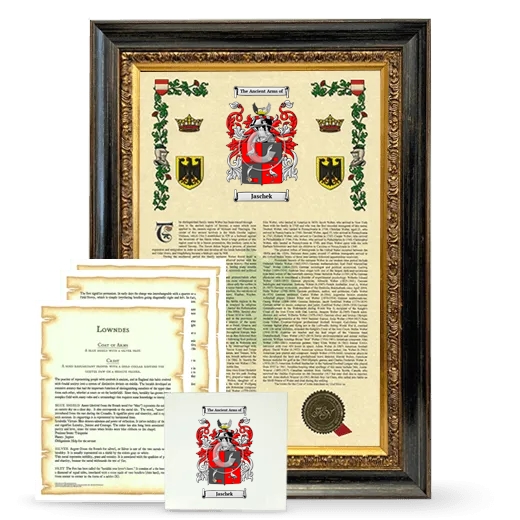 Jaschek Framed Armorial, Symbolism and Large Tile - Heirloom