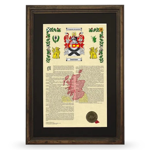 Jonstume Deluxe Armorial Framed - Brown