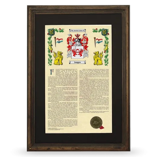 Jongges Deluxe Armorial Framed - Brown