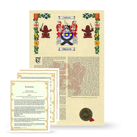 Gillpatrock Armorial History and Symbolism package