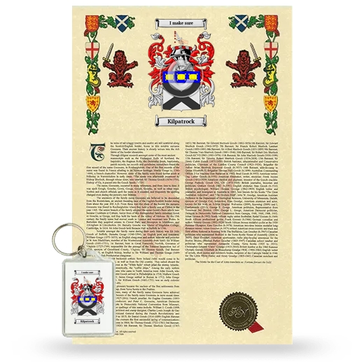 Kilpatrock Armorial History and Keychain Package