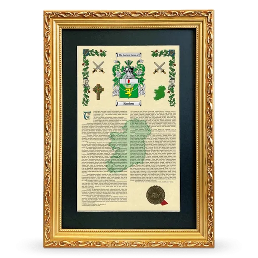 Kinchen Deluxe Armorial Framed - Gold