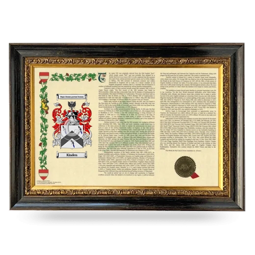 Kinden Armorial Landscape Framed - Heirloom