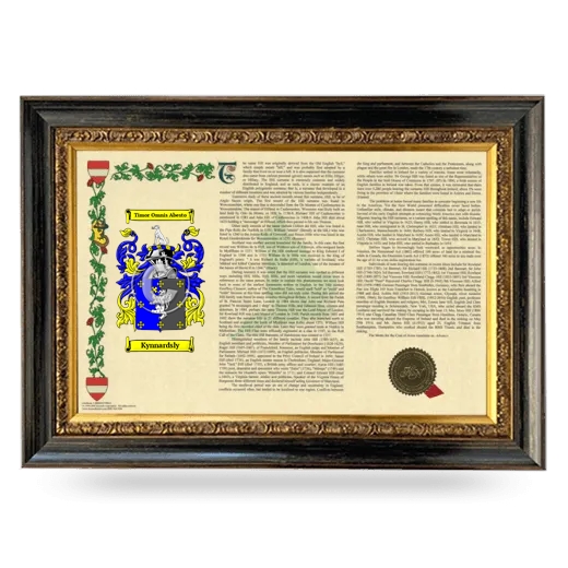 Kynnardsly Armorial Landscape Framed - Heirloom