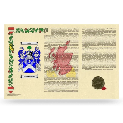 Guinemound Armorial History Landscape Style