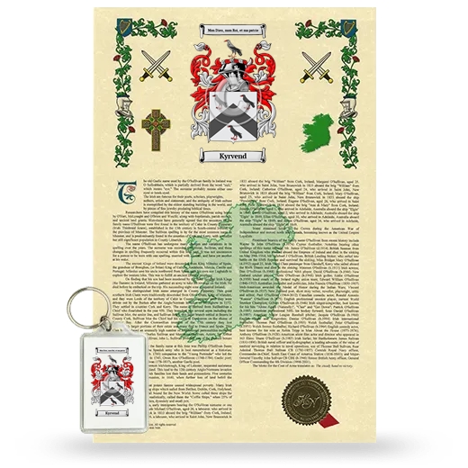 Kyrvend Armorial History and Keychain Package