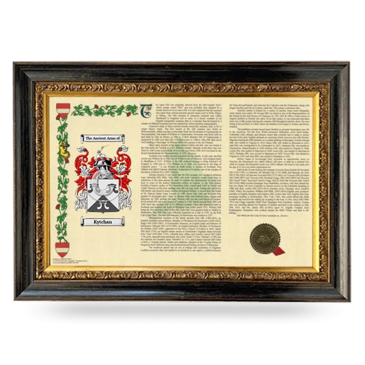 Kytchan Armorial Landscape Framed - Heirloom