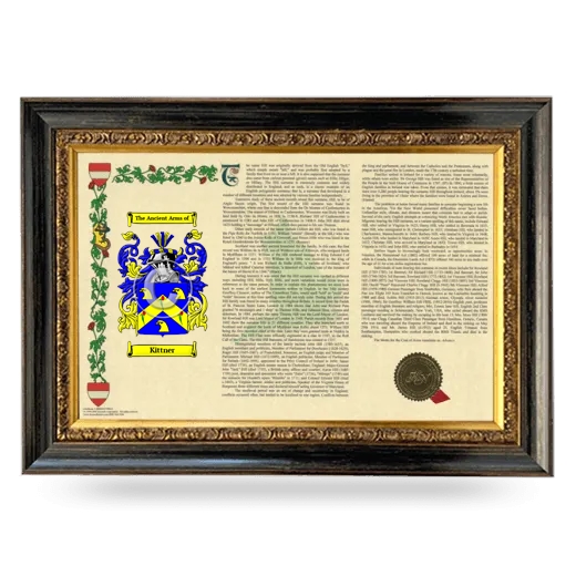 Kittner Armorial Landscape Framed - Heirloom