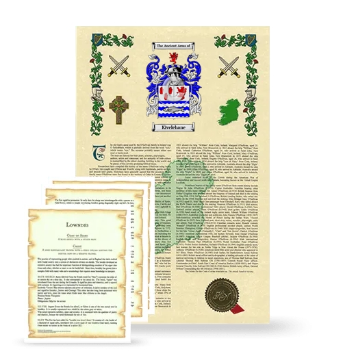 Kivelehane Armorial History and Symbolism package