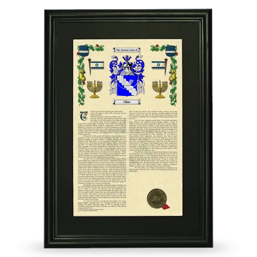 Cline Deluxe Armorial Framed - Black