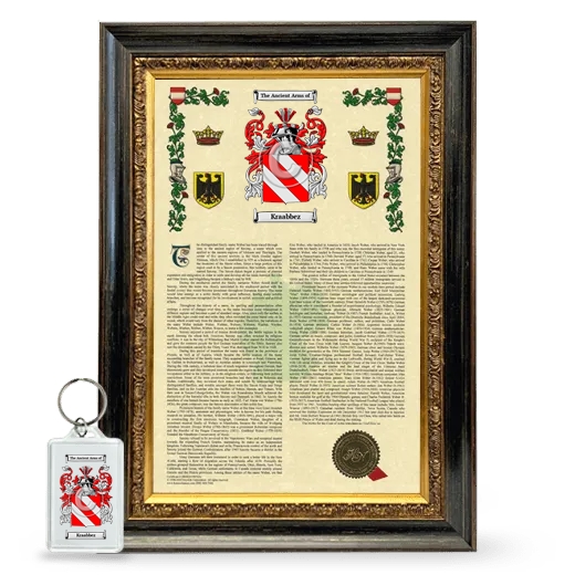 Kraabbez Framed Armorial History and Keychain - Heirloom