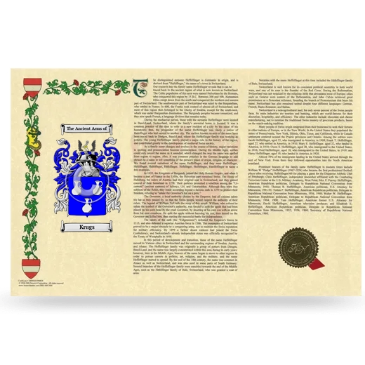 Krugs Armorial History Landscape Style