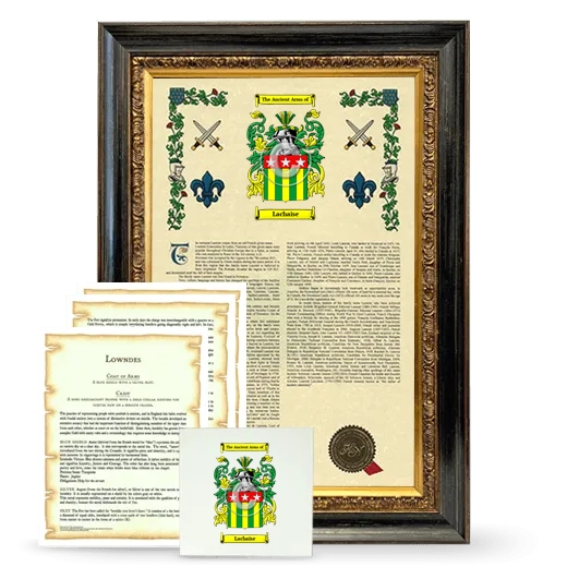 Lachaise Framed Armorial, Symbolism and Large Tile - Heirloom