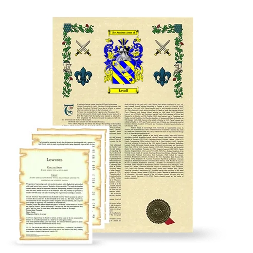 Levall Armorial History and Symbolism package