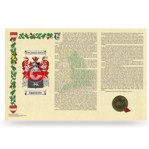 Lippencotte Armorial History Landscape Style