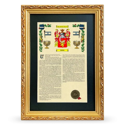 Löwen Deluxe Armorial Framed - Gold