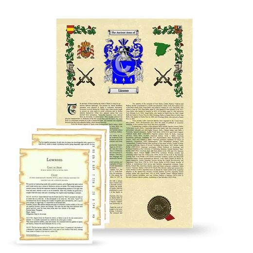 Lizano Armorial History and Symbolism package