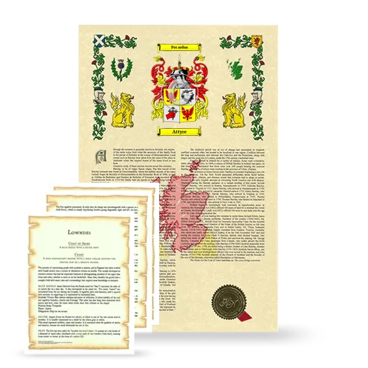 Attyre Armorial History and Symbolism package