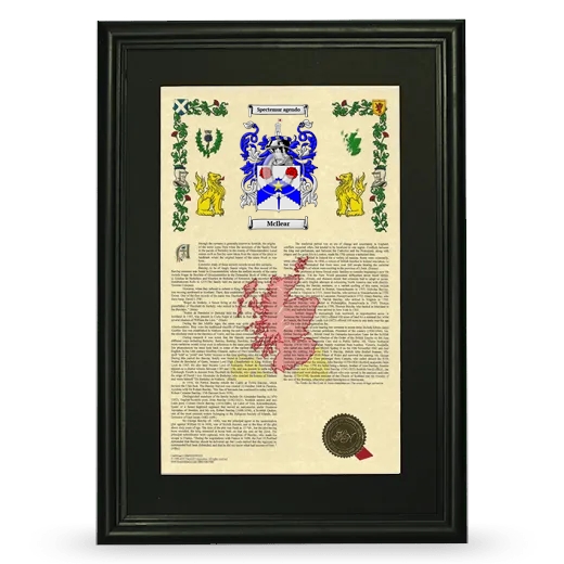 McIlear Deluxe Armorial Framed - Black