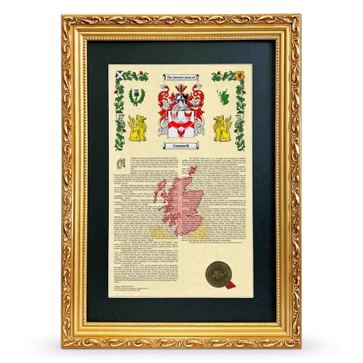 Cormack Deluxe Armorial Framed - Gold