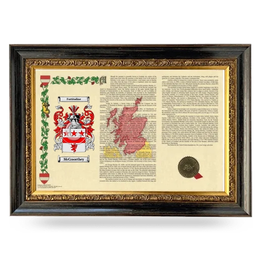 McCraorthey Armorial Landscape Framed - Heirloom