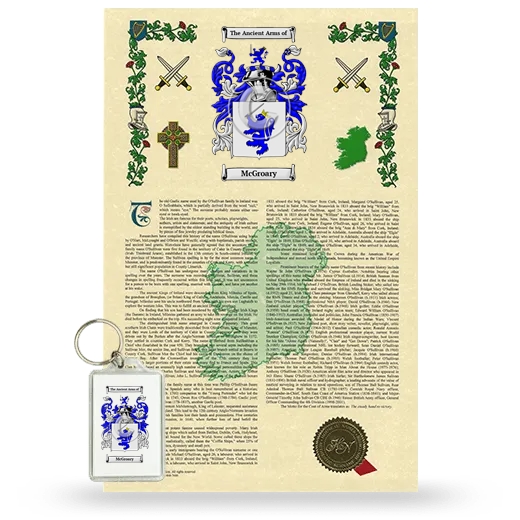 McGroary Armorial History and Keychain Package