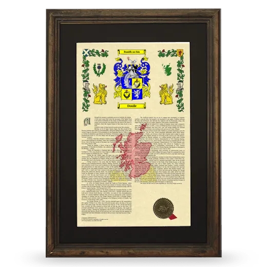 Douile Deluxe Armorial Framed - Brown