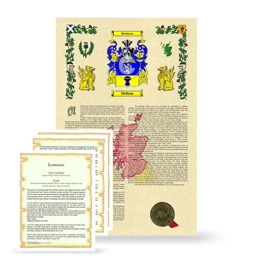 McKuin Armorial History and Symbolism package