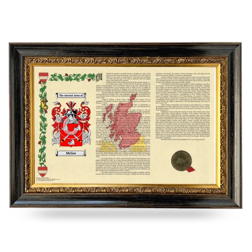 McGee Armorial Landscape Framed - Heirloom