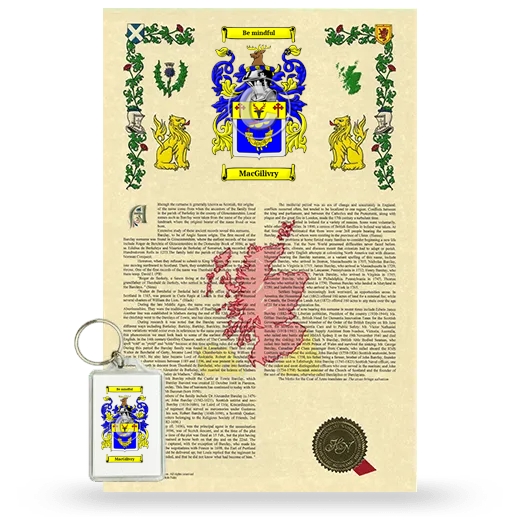MacGilivry Armorial History and Keychain Package