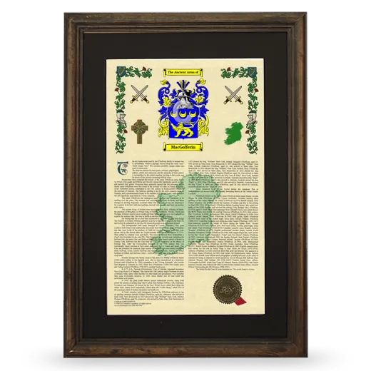 MacGofferin Deluxe Armorial Framed - Brown