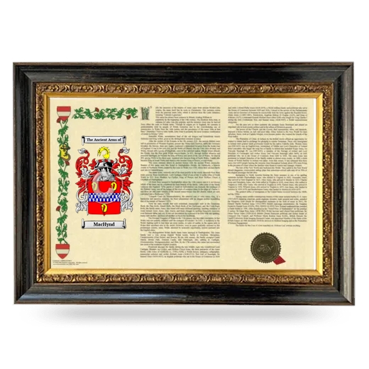 MacHynd Armorial Landscape Framed - Heirloom