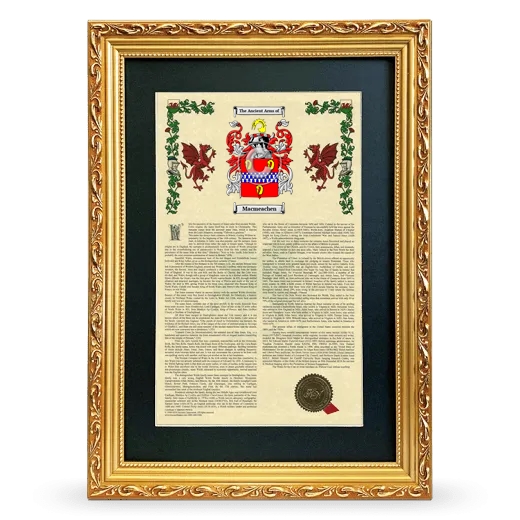 Macmeachen Deluxe Armorial Framed - Gold