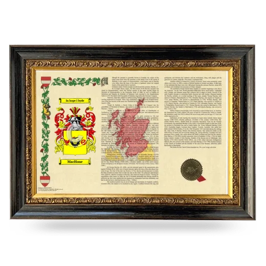 MacHone Armorial Landscape Framed - Heirloom