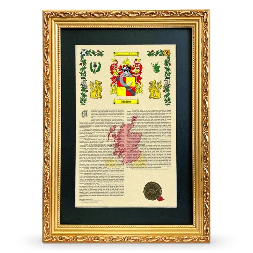 MacIfor Deluxe Armorial Framed - Gold